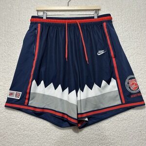 Nike Shark Basketball Shorts Multicolor Drawstring Pockets Logo Size XXL/TTG/EEG